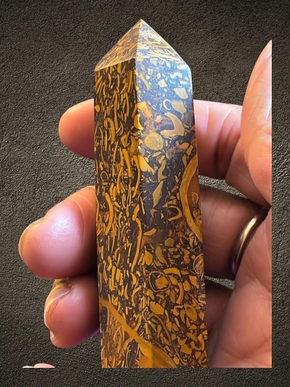 Calligraphy Stone Miriam Stone Crystal Tower